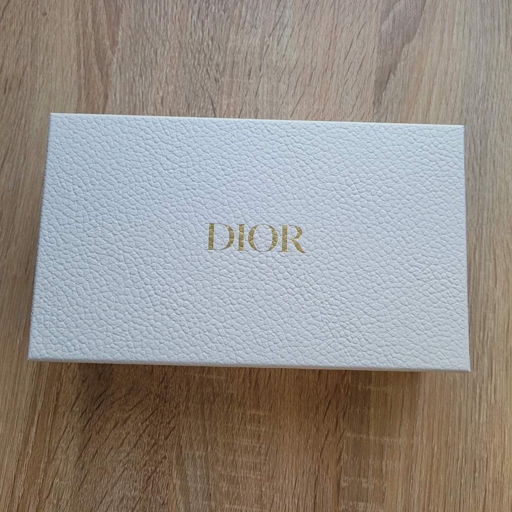 Dior White and Gold Textured Box